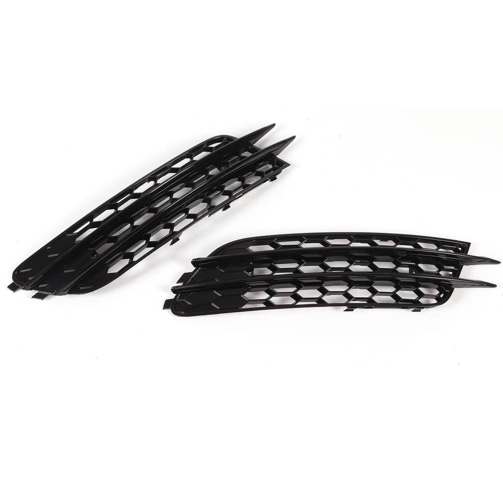 2 шт. Решетка для противотуманных фар слева и справа для RS6 Style, глянцевая черная, замена для A6 C7 2012?2015