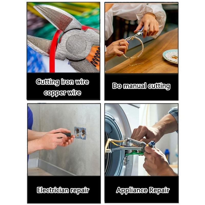 Тонкогубцы, длинногубцы для изготовления ювелирных изделий, обмотки леской, рукоделия, маленькие тонкогубцы с ручкой.