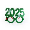 New Year Glasses Happy New Year Party Photo Booth Prop Christmas Ornaments Kids Gifts New Year Eve Party Decoration