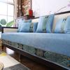Chinese Non -Slip Sofa Cover Beige Edging Cover Towel Leather Sofa Cushion Modern Simple 4 Season Universal Home Protection Cover