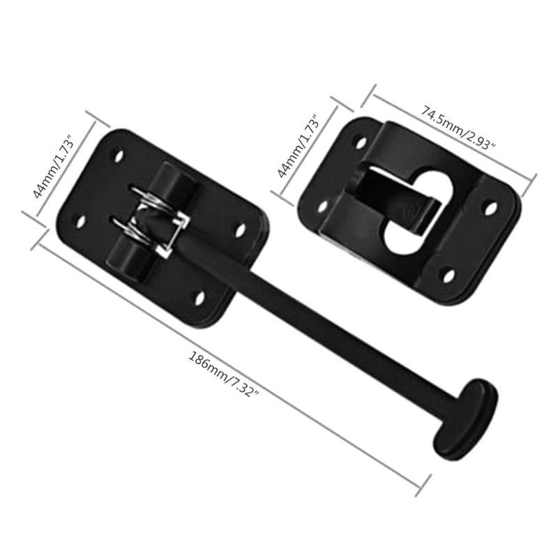 6-дюймовый дверной держатель для прицепа кемпера, сменный Т-образный дверной крючок, пластиковый держатель-защелка