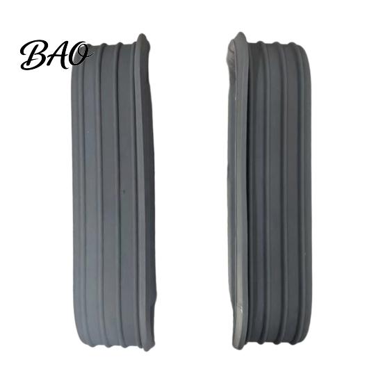 Dishwasher Safe Handle Cover 2Pcs Silicone for Ninja Crispi Glass, Air Fryer Heat-Resistant Heat Resistant Grip Holder Sleeve Cleancrisp Glass