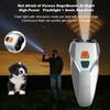 Dog Barking Control Devices Dual Sensor Anti-Barking Device with LED Flashlight Ultra-sonic Dog