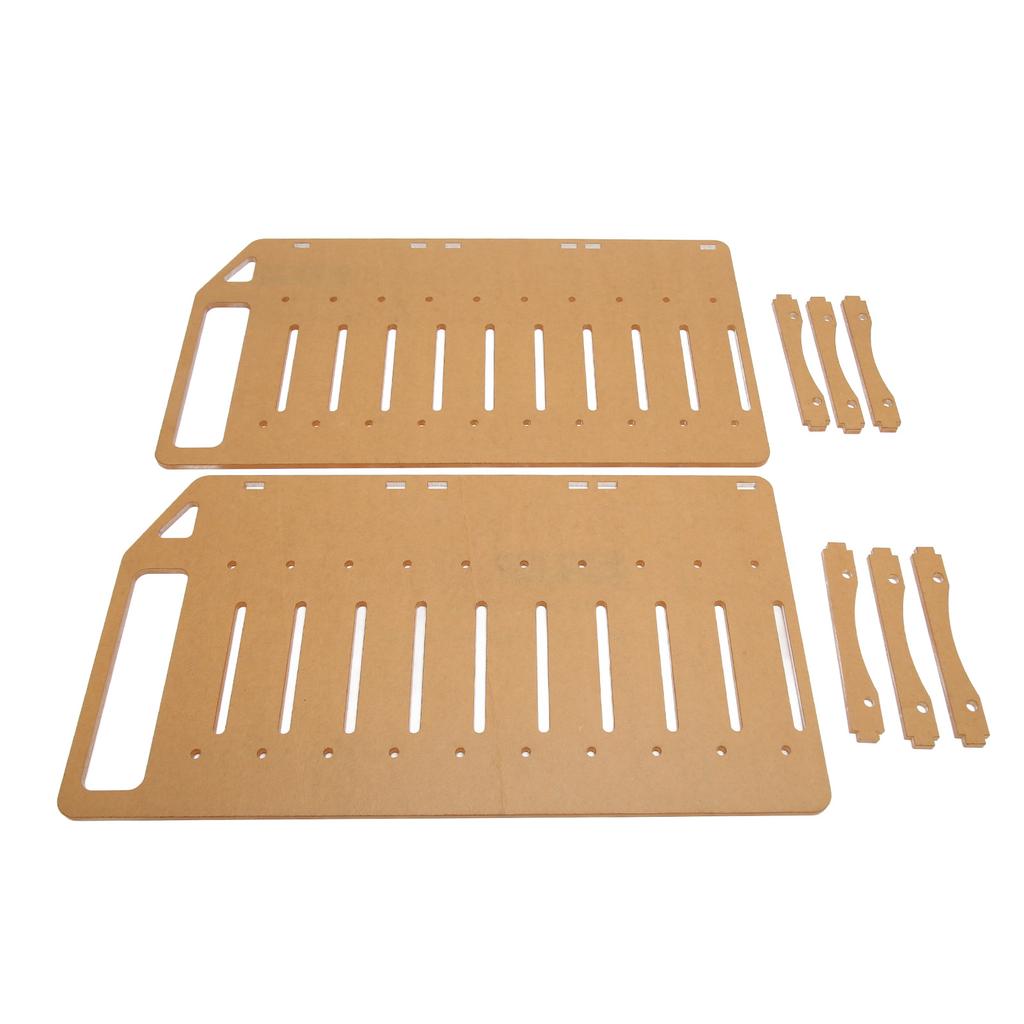 DIY Hard Drive Bracket Multi Layer Accurate Mounting Hole DIY Acrylic Hard Disk Rack for Desktop 10 Layers