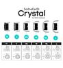 AZLA SednaEarfit Crystal для наушников BOSE Пары Изготовлены из Премиального Материала LSR для QuietComfort Улучшенная Высокочастотная Отличная Звукопередача