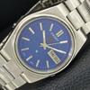 ОРИГИНАЛЬНЫЕ ВИНТАЖНЫЕ АВТОМАТИЧЕСКИЕ МУЖСКИЕ ЧАСЫ SEIKO EXPO 70 ЯПОНИЯ СИНЕГО ЦВЕТА a708793-1