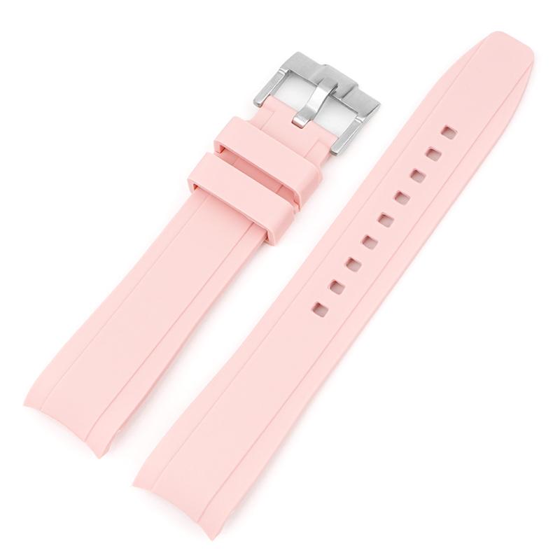 Для ремешка для часов бренда Omega Swatch Co Силиконовый Planet System Изогнутый силикон Для ремешка для часов Rolex Water Ghost 18 мм 19 мм 20 мм 21 мм 22 мм