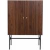 Комод Lodge 2 двери 1 ящик дерево и металл Falodgecab2p1t