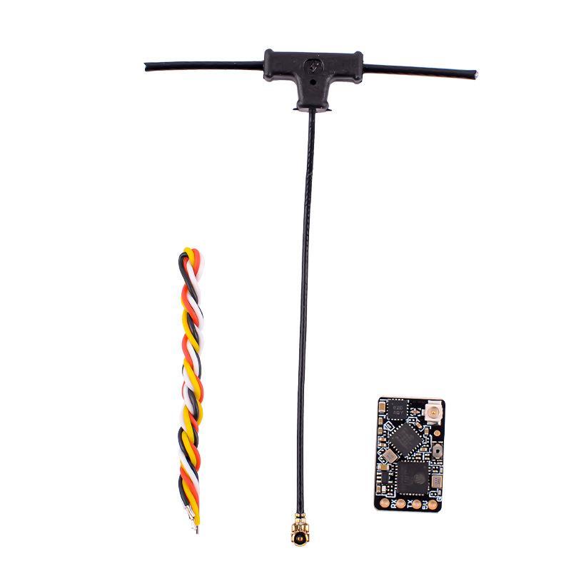 ELRS 2.4G/915MHz ExpressLRS RX V3.3.0 Receiver with T-type Antenna WiFi Upgrade for FPV Racing Drone Hobbyist Use