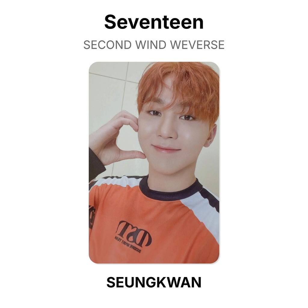 Seventeen SECOND WIND WEVERSE Official Photocard