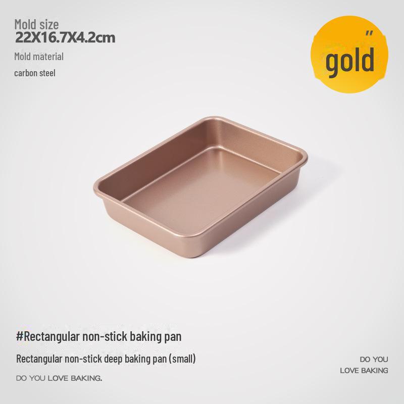 Прямоугольная форма для выпечки с антипригарным покрытием для тортов, булочек и многого другого
