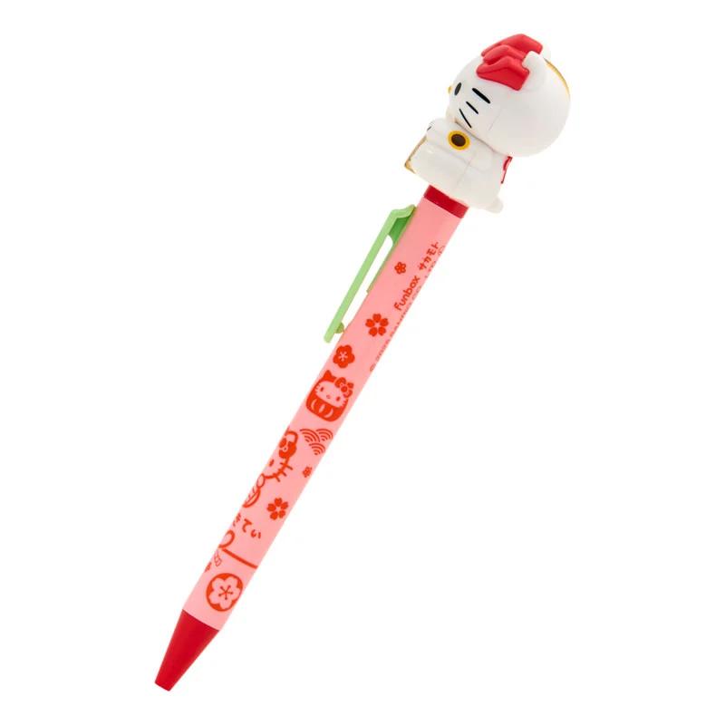 Sanrio Hello Kitty Манеки-неко Шариковая ручка с выдвижным стержнем Белая НОВАЯ Персонажи Sanrio