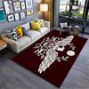 Roman Eagle SPQR Emblem Design Rug Non-slip rug suitable for living room and bedroom sofas.