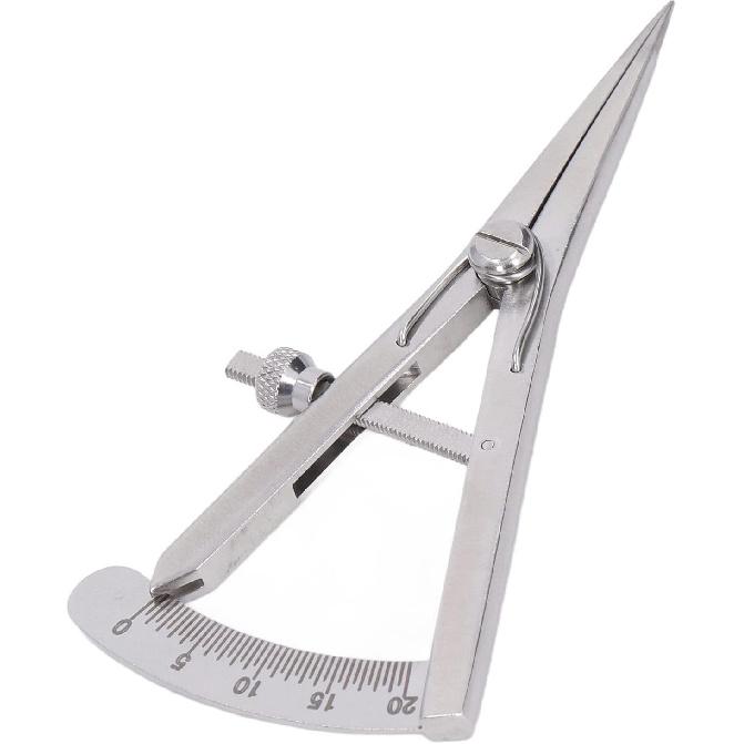 Разметочный циркуль, металлический компас многоцелевой высокоточный регулируемый для проектов по обрезке кожи(Разметочный циркуль с винтовым фиксатором)