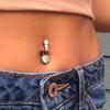 1 Piece Navel Piercing Crystal-Steel WomanJewelry Barbell Women Accessories