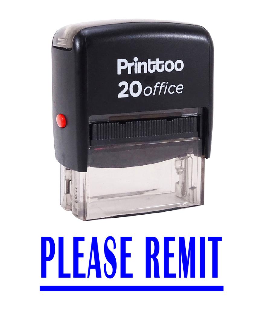 Printtoo ПОЖАЛУЙСТА, ОТПРАВЬТЕ Самостоятельно красящий резиновый штамп Офисный канцелярский заказ