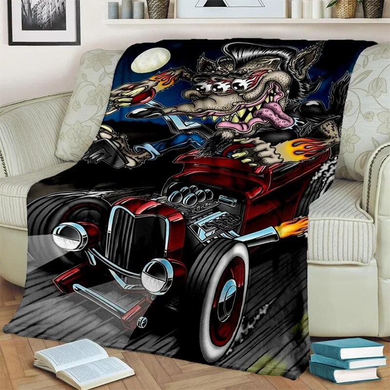 Забавное одеяло с изображением крысы Финка, мягкое одеяло для дома, спальни, кровати, дивана, пикника, путешествия, офиса, покрывало для отдыха, детское одеяло