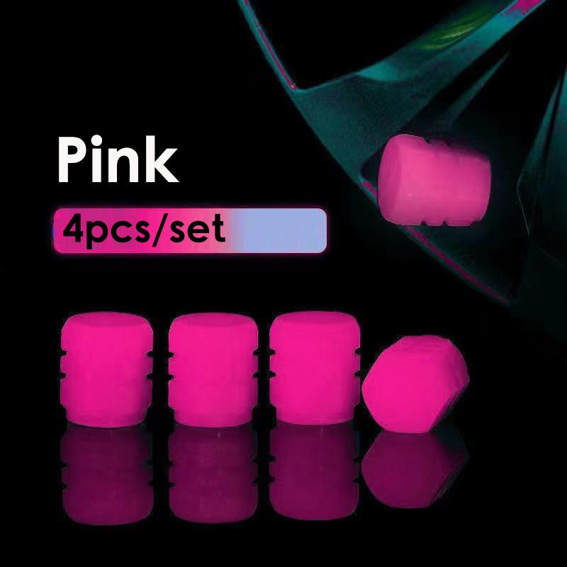 4 шт. колпачки для вентилей, колпачки для вентилей шин, универсальные сверкающие стразы, подсвеченные светящиеся клапаны, декор для крышки штока