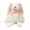 FLUFFYFUN 100% Cotton Baby Toy Rabbit Plush Toy 18cm (White)