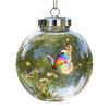 Clear Ball Ornament 3D Butterfly/Turtle/Dolphin Animal Christmas Ball Decoration Memorial Gifts for Animal Lovers