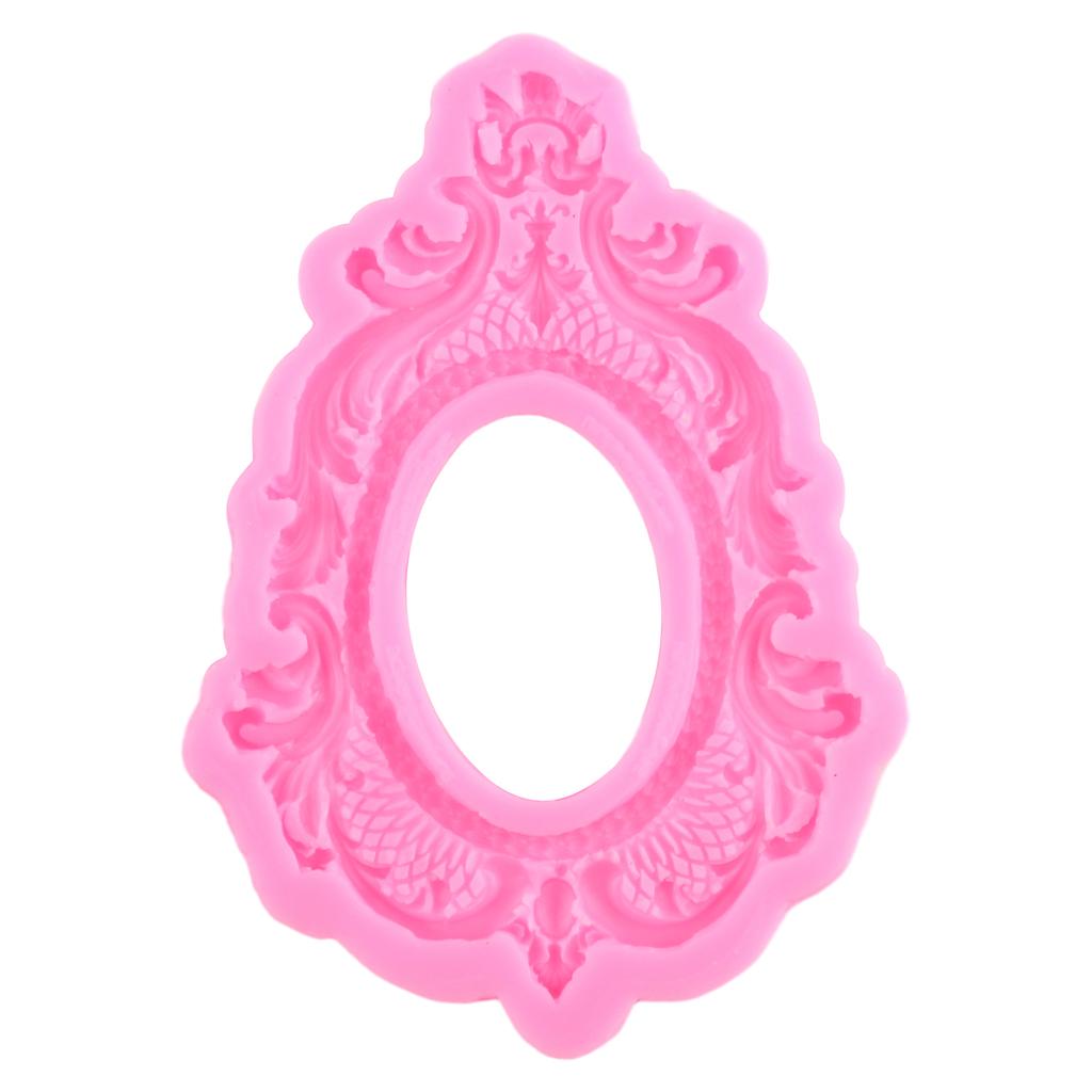 3D рамка для прокрутки в стиле барокко, силиконовые формы, сделай сам, рельефная граница для торта, инструменты для украшения торта из мастики, конфетная глина, формы для шоколадной мастики