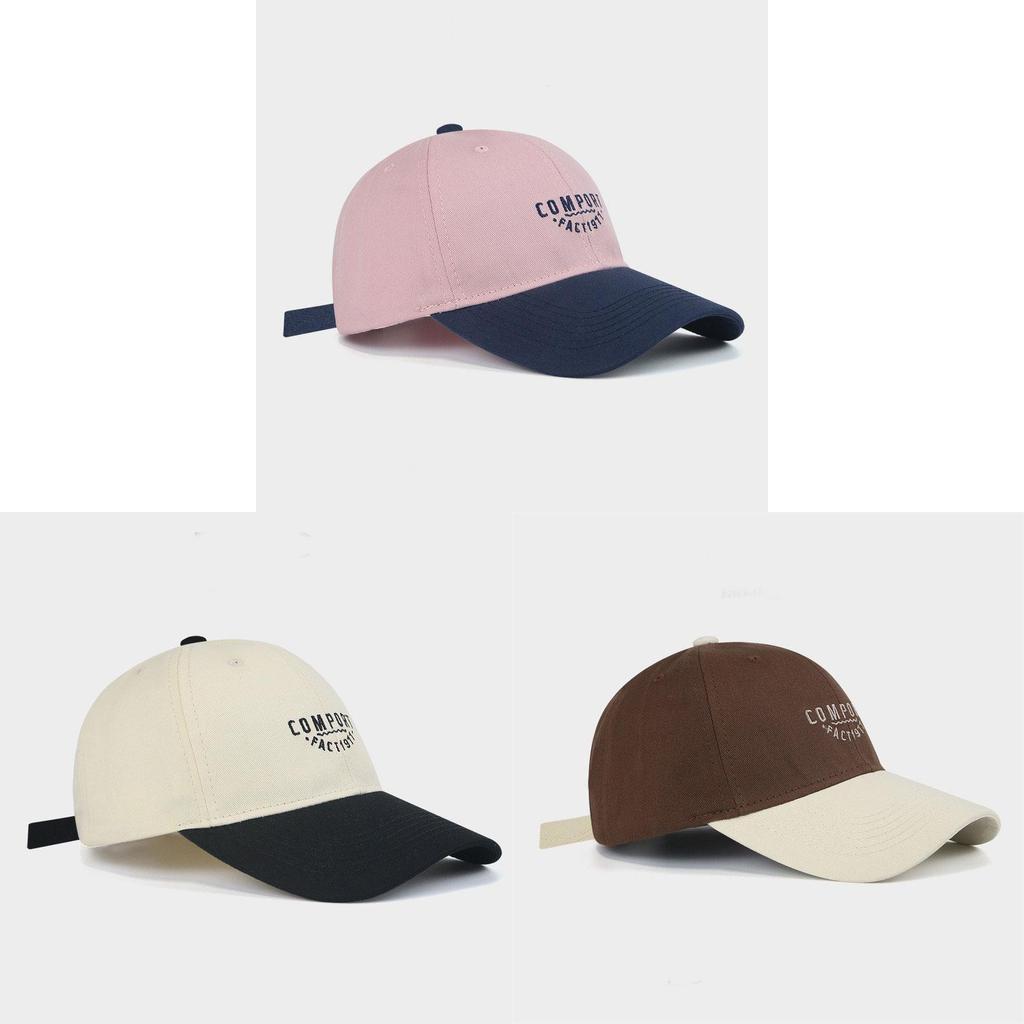 Cotton Baseball Cap For Women Men With Wide Brim Sun Protection Summer Casual Fashion