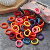 YANRONG 50PCS/Pack Girl Colorful Scrunchie Hair Accessoires Elastic Hair Ties Ponytail Holder Hair Band Headbands Fashion Headwear