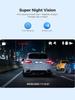 Azdome M01 Max 4K+1080P Видеорегистратор Встроенный Wi-Fi Управление через приложение Adas Автомобильный DVR G-сенсор Водонепроницаемый IP68 Режим парковки 24 часа Видеорегистратор