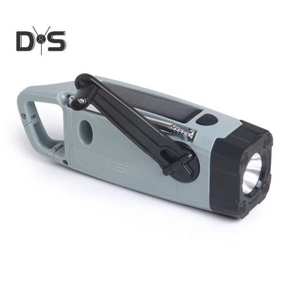 Солнечное радио с фонариком SOS сигнал тревоги многоцелевое перезаряжаемое портативное аварийное радио с ручкой AM/FM радио