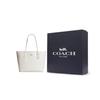 Coach Город 33 Классическая сумка-тоут с логотипом Женская сумка-тоут Меловой-белый CV976-IMXU5