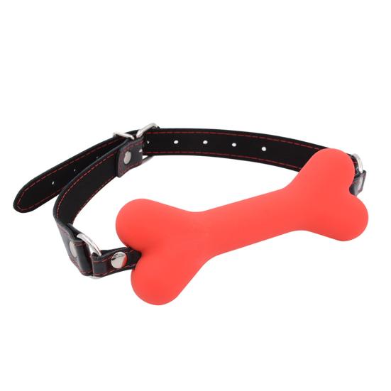 Силиконовый шарик в форме кости с регулируемым креплением для бондажа BDSM, ролевых игр в рту, мягкая, безопасная для тела, незаметная игрушка для взрослых