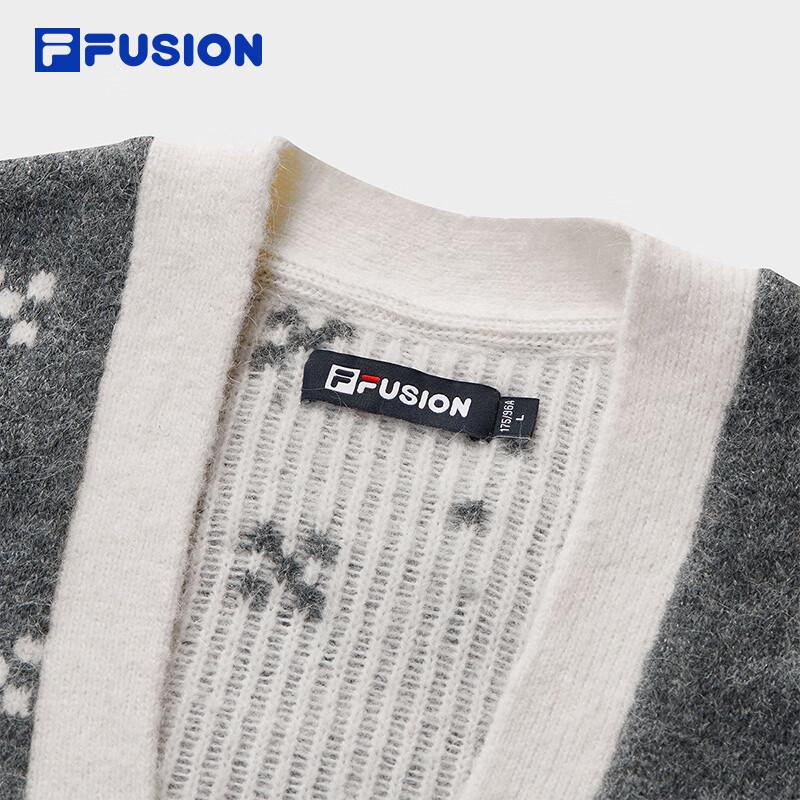 Fila Плетеная кардиган-джемпер FUSION с V-образным вырезом для пары