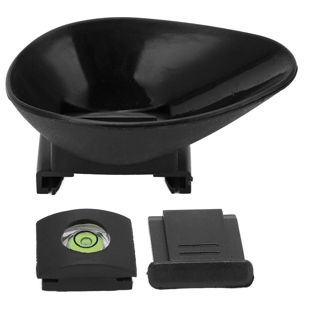 Наглазник видоискателя камеры 22 мм овальный уровень крышка холодной обуви набор для D300 D200 D90 D80 D7000 D7100 D5200 D510