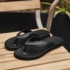 Flip-flops Men's Summer Foot Pinch Non-slip Wear-resistant Beach Cool Slippers Men's Summer Wear