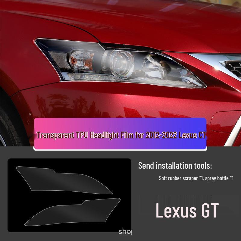 Lexus LX570 Headlight Film – Transparent Smoked Light-Control Protective Film