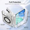 Luxury 360 degree rotating bracket magnetic phone case, suitable for iPhone Ultra 18 Fold with hinge and screen protector Cover