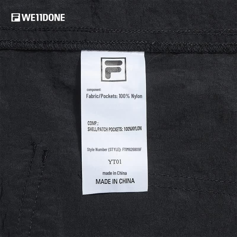 Fila Мужские укороченные брюки-карго WE11DONE плетеные