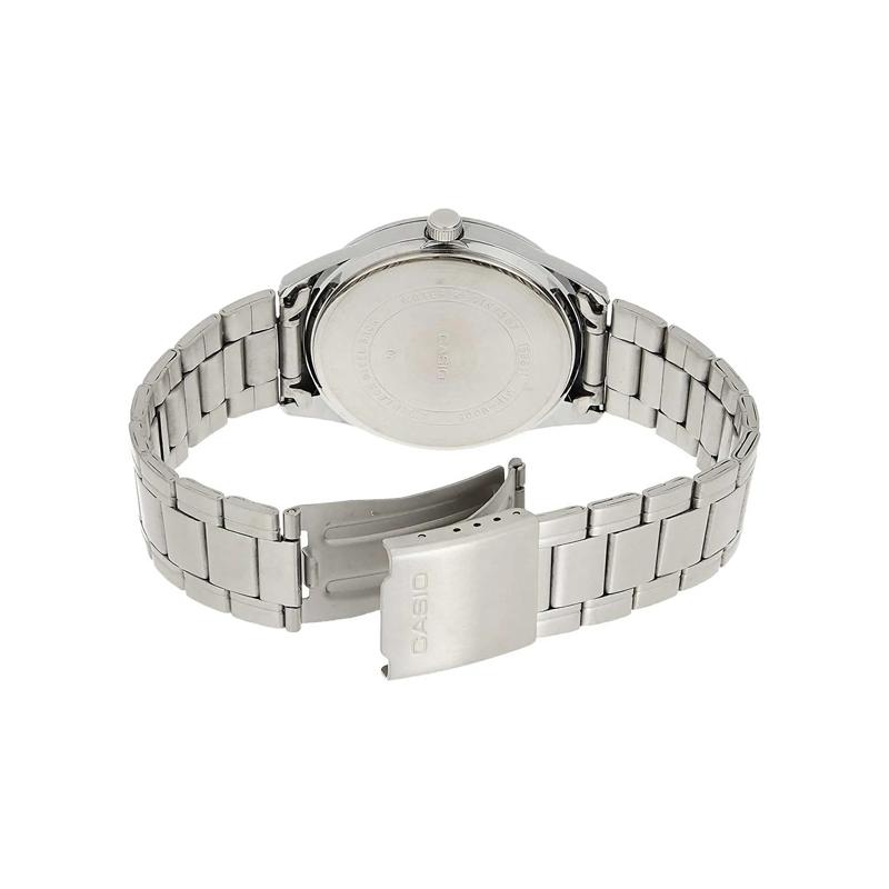 Casio CLASSIC серия простой маленький круглый часы ретро деловой модный кварцевый механизм стальной ремешок японский и корейский MTP-V005D-7B5
