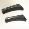 1 Pair ABS Glossy Carbon Fiber Look Rear Bumper Lip Splitter Protector Universal