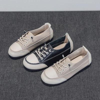 Женские мокасины из натуральной коровьей кожи - мягкая подошва, удобная белая обувь для работы и отдыха на открытом воздухе