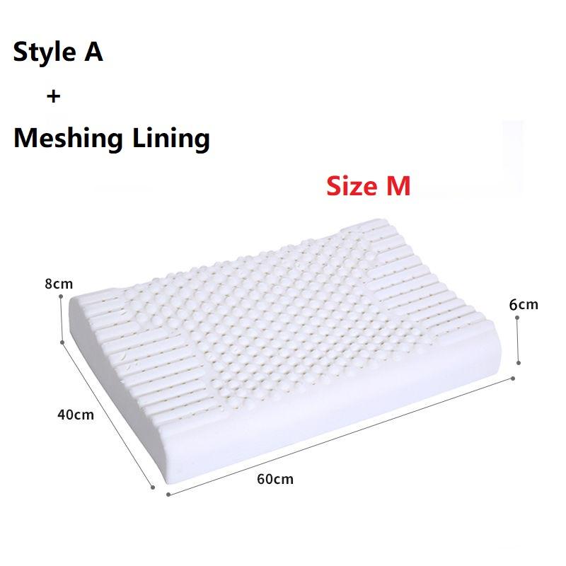 Таиландская подушка из чистого натурального латекса, защитная подушка для шеи и позвоночника, массажные лечебные подушки для тела, подушки для сна
