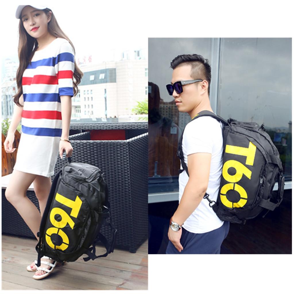 Women Men Gym Bag Backpack Fitness Bags Outdoor Shoulder Bag Large Capacity Travel Bag