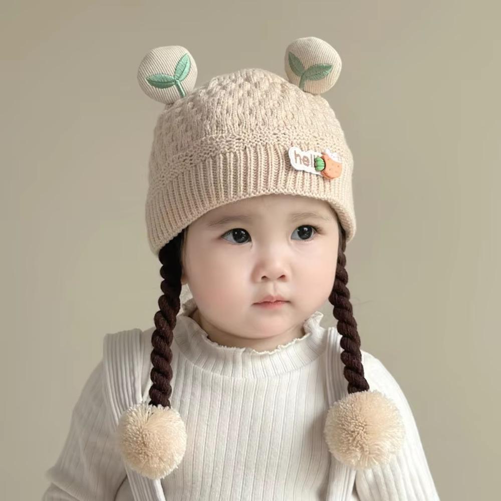 Keep Warm Baby Ear Protection Cap Thickened Toddler Beanie Cute Kids Beanie Cap Winter