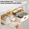 Kitchen Storage Rack with Slide Rails Retractable Drawer Organizer Pull-out Cabinet Organizer Tray Spice Box Kitchen Accessories