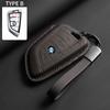 Leather Car Key Case Full Flip Shell For BMW 1 3 5 7 Series 320i 530i 550i F20 F15 F16 F48 G20 G30 G01 G02 G05 G11 X1 X3 X4 X5 NH8