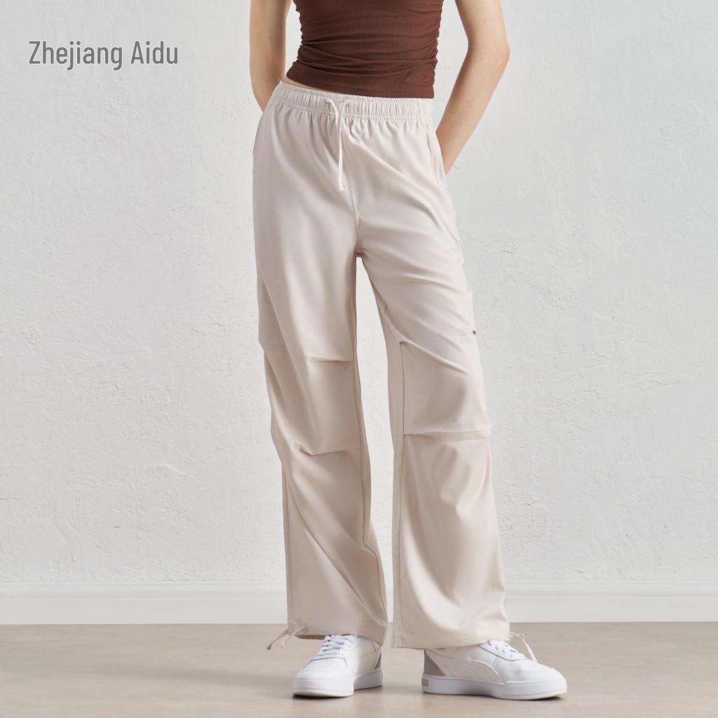 SZ Весенне-летние утягивающие джоггеры с высокой посадкой – Свободные, прямого кроя, солнцезащитные брюки для фитнеса на открытом воздухе