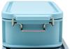 OSK EARTHY Container Lunch Box with Dividers, 600ml, Mint Green, Made in Japan, CNT-600