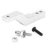 Aluminum Alloy Trailer Tow Hook Drop Hitch Receiver Fits for Traxxas TRX-4 RC CrawlerSilver 05S