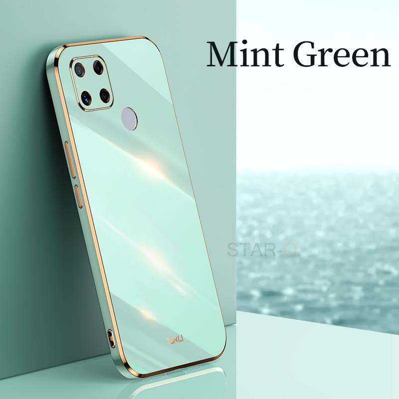 Чехол для телефона с квадратным пальцем и кольцом-держателем для Xiaomi Redmi 10c 9c Nfc Redmi9c, роскошный силиконовый бампер, задние чехлы Xiomi