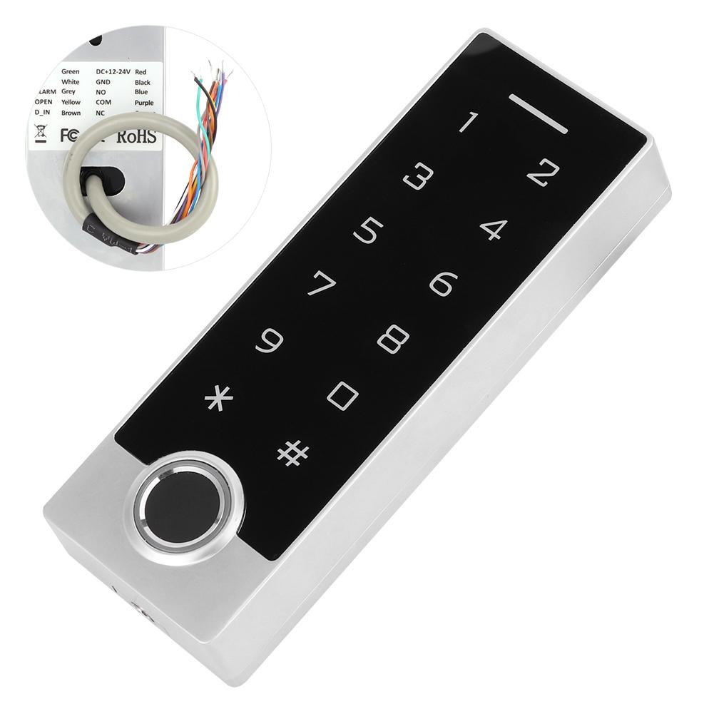 125khz Access Control Machine IP68 Waterproof Fingerprint Password Card Backlit Keyboard